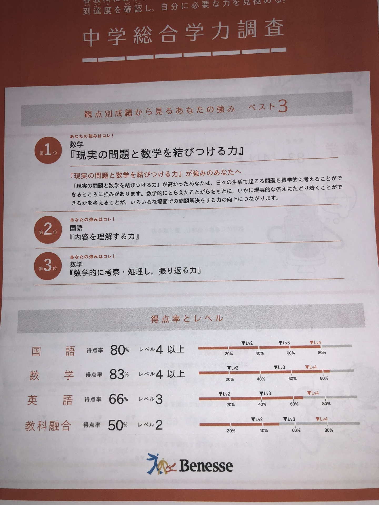 フラワープリント Benesse 2021 年度 中2 中学総合学力調査 - 語学/参考書